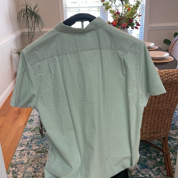 RVCA That’ll Do Stretch SS button down shirt. Light green. XX Large. NWT - Picture 3 of 6